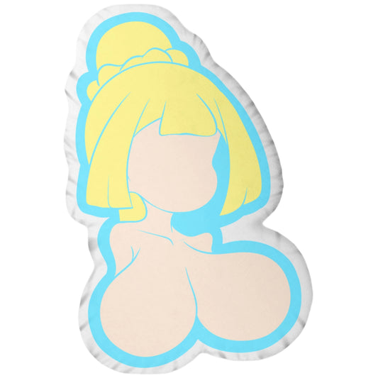 Anime boobs pillow (blonde hair white skin)
